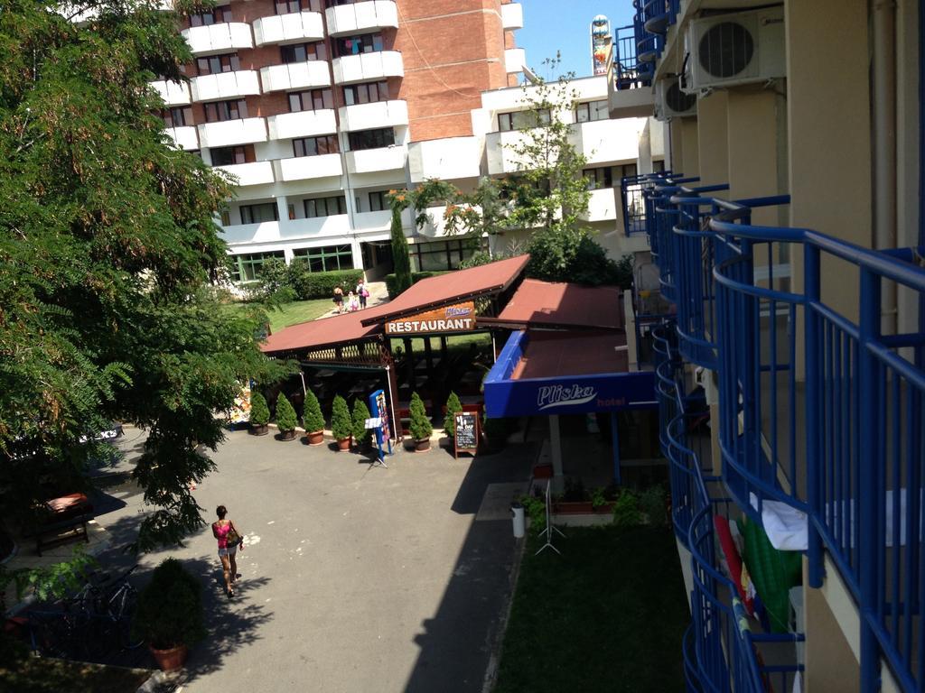Hotel Pliska Pantai Sunny Bagian luar foto